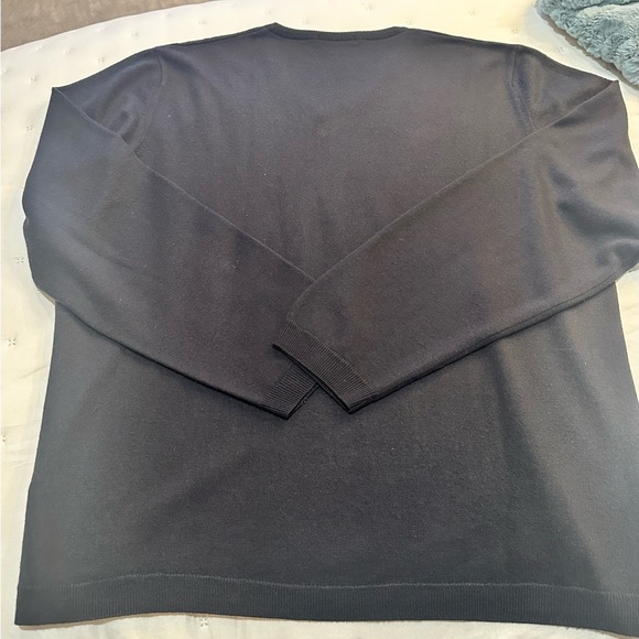 Marks & Spencer Mens V-neck Lightweight Charcoal Sweater Size XL - Picture 2 of 8